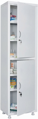 Шкаф медицинский металлический Hilfe МД 1 1657/SS